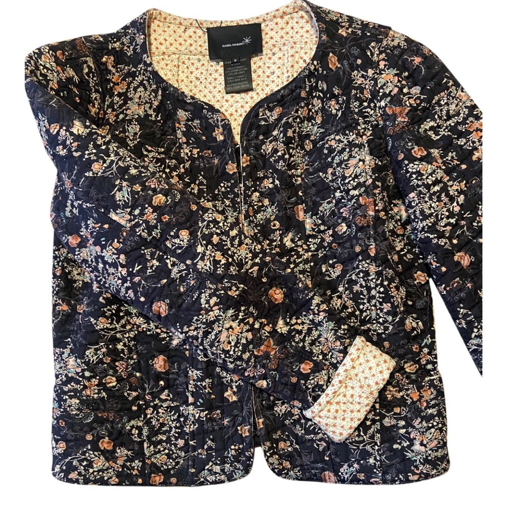 Isabel Marant floral quilted jacket
